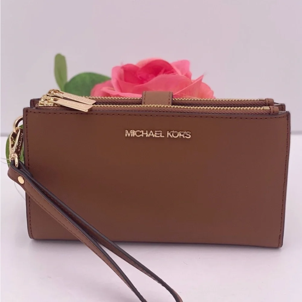 Michael Kors DoubleZip Wallet Wristlet Luggage